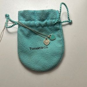 Used - Tiffany double heart necklace